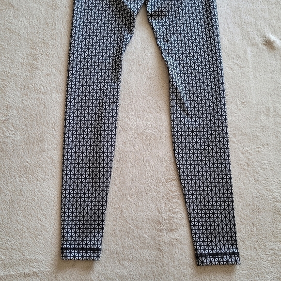 Lululemon Wunder Under Pant Full-On Luon Tri Geo Silver Spoon Black size 2 - Picture 8 of 12